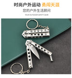 Practice Knife Pocket Knife Unbladed Fancy Practice Training Folding Hand Shaker