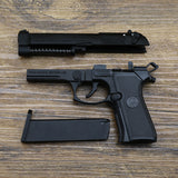 1:2.05 Alloy shell throwing M92F Beretta model, children's toy disassembly, non-firing