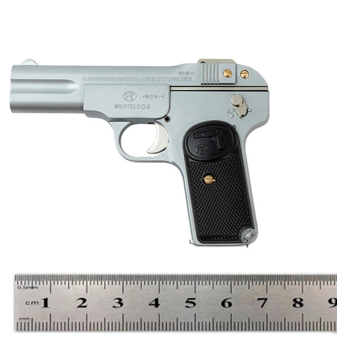 1:2.05 alloy model metal shell throwing M1900 Browning military model children can not launch