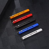 【Free gift】Multifunctional Portable Titanium Toothpick Self-Defense Artifact Metal Square Retractable Toothpick for Outdoor Picnic and Camping