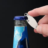 【Free gift】Stainless steel mini folding knife with bottle opener outdoor pocket knife key pendant unpacking courier knife