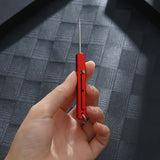 【Free gift】Multifunctional Portable Titanium Toothpick Self-Defense Artifact Metal Square Retractable Toothpick for Outdoor Picnic and Camping