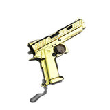 1:3 gun model children's toy G34 pit viper shell throwing keychain gun alloy gun foreign trade, non-firing