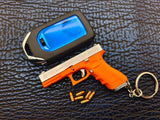 Genuine alloy empire 1:3 G17 Glock, shell throwing model gun pendant keychain foreign trade