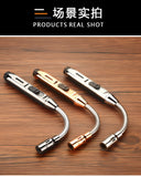 2025 K17 hose spray gun ignition gun straight punch blue fire electroplating lighter cigarette cigar 360 degree rotating nozzle | POPOTR