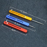【Free gift】Multifunctional Portable Titanium Toothpick Self-Defense Artifact Metal Square Retractable Toothpick for Outdoor Picnic and Camping