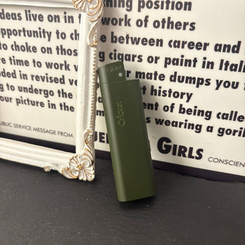 【QINQUAN】Original and genuine Cricket Grasshopper lighter explosion-proof and durable creative retro value pulley lighter gift