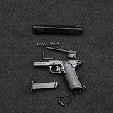 1:3 gun model ordinary disassembly M1911 Colt model keychain foreign trade on-hook cannot be fired