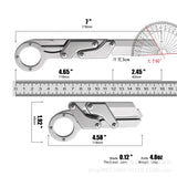 【Free gift】Outdoor knife Mechanical folding knife Convenient folding knife High hardness Multifunctional promotion Form Fruit express knife
