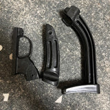 New slingshot gun, with spring design, powerful range, with remote control, slingshot shoulder rest, rear support accessories, installation hole distance 8.5 cm Owl slingshot