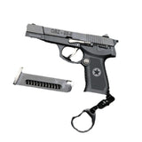 1:3 shell throwing gun mold metal toy 92 type gun model shell throwing 92 gun keychain hanging machine foreign trade cannot be launched