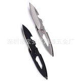 【Free gift】Stainless Steel Mini Folding Multifunctional Bottle Opener Knife Portable Unpacking Knife Keychain Folding Unpacking Knife