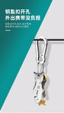 【Free gift】 304 stainless steel toothpick knife tooth picking, portable ultra-fine anti-blocking hook crochet can open the bottle and buckle the teeth multi-function