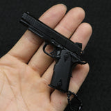 1:3 gun model ordinary disassembly M1911 Colt model keychain foreign trade on-hook cannot be fired
