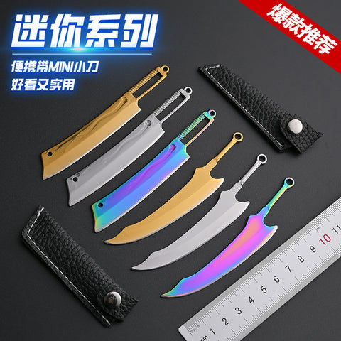 【Free gift】Portable Exquisite Pocket Knife Keychain Pendant Multifunctional Portable Stainless Steel Household Knife Pocket Mini Knife