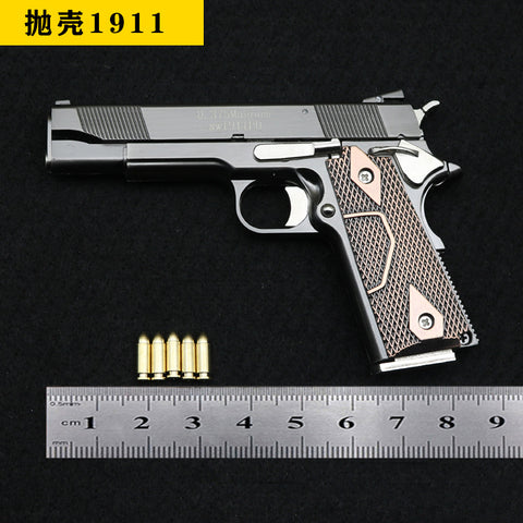 1:2.05 Throw 1911 Colt model, keychain child, non-launch