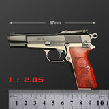 1:2.05 Alloy model shell throwing Browning M1935 metal disassembly generation, non-firing