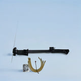 New Multifunctional Reinforced Croissant Hammer Slingshot Automatic Upspring Safety Croissant Hammer Slingshot Window Breaker