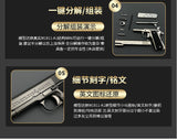1:2.05 Military model shell throwing M1911 Colt model, metal, non-firing