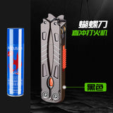 2025 Internet celebrity fun play windproof lighter inflatable men's high-end straight to creative personality fun lighter for boyfriend | POPOTR