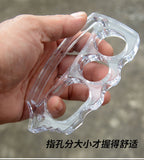 Polycarbon Tiger Finger Four-Finger Hand Support Hand Buckle Glove Self-Defense Weapon Ring Ring Legal Finger Tiger Self-Defense Supplies Equipment