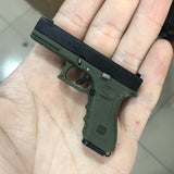 Genuine alloy empire 1:3 G17 Glock, shell throwing model gun pendant keychain foreign trade