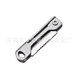 【Free gift】Stainless Steel Mini Folding Multifunctional Bottle Opener Knife Portable Unpacking Knife Keychain Folding Unpacking Knife