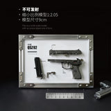 1:2.05 Metal removable teaching aid grade shell throwing 92 model one-click quick dismantling, non-firing