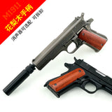 1:2.05 Colt M1911 Inscription Special Commemorative Edition Shell Throwing Model (rosewood handle) Non-firing