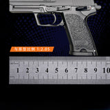 1:2.05 Alloy model military model shell throwing USP model metal children can not be launched