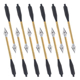 2025 12 boxed 6.25-inch blade arrow short arrow exchangeable arrow 17cm short arrow shooting competitive arrow | POPOTR