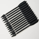 2025 12 boxed 6.25-inch blade arrow short arrow exchangeable arrow 17cm short arrow shooting competitive arrow | POPOTR