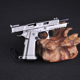 1:3 gun model children's toy G34 pit viper shell throwing keychain gun alloy gun foreign trade, non-firing