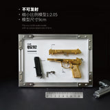 1:2.05 Metal removable teaching aid grade shell throwing 92 model one-click quick dismantling, non-firing