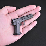 1:3 gun model children's toy G34 pit viper shell throwing keychain gun alloy gun foreign trade, non-firing