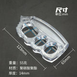 Polycarbon Tiger Finger Four-Finger Hand Support Hand Buckle Glove Self-Defense Weapon Ring Ring Legal Finger Tiger Self-Defense Supplies Equipment