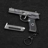 1:3 shell throwing gun mold metal toy 92 type gun model shell throwing 92 gun keychain hanging machine foreign trade cannot be launched