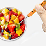 【Free gift】Multifunctional Portable Titanium Toothpick Self-Defense Artifact Metal Square Retractable Toothpick for Outdoor Picnic and Camping
