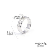 【Free gift】Attack on the giant anime periphery, Ani transformation ring barbed copper ring