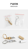 【Free gift】Portable keychain brass engraving knife, portable mini capsule engraving knife, express unpacking knife tool