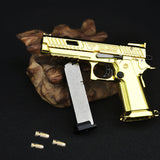 1:3 gun model children's toy G34 pit viper shell throwing keychain gun alloy gun foreign trade, non-firing
