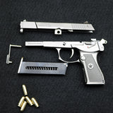 1:2.05 Metal removable teaching aid grade shell throwing 92 model one-click quick dismantling, non-firing