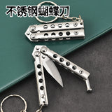 Practice Knife Pocket Knife Unbladed Fancy Practice Training Folding Hand Shaker