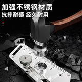 【Free gift】Stainless steel utility knife mini thickened heavy duty all steel wallpaper knife paper cutting tool knife industrial trapezoidal blade