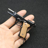 1:3 gun model ordinary disassembly M1911 Colt model keychain foreign trade on-hook cannot be fired