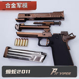 1:2.05 Military model shell throwing G34TTIPITVIPER pit viper, model alloy child non-launch