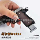 1:2.05 Shell throwing 1911 Colt nylon new material, metal model, non-firing