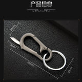【Free gift】With dismantling the courier knife keychain, simple men's waist hanging pendant, car chain, Internet celebrity key ring, horse small