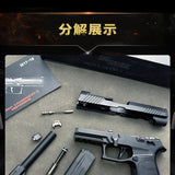1:2.05 alloy model shell throwing, Sig Sauer's M17 model shell throwing child, non-firing