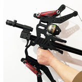 New Fire Dragon Composite Bow and Arrow Continuous Shooting Steel Ball Archery Dual-purpose Composite Bow and Arrow Slingshot High Precision Outdoor